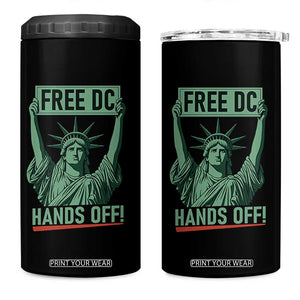 Free DC Hands Off 4 in 1 Can Cooler Tumbler Statue of Liberty for Washington D.C. Rights TS02 One Size: 16 oz Black Print Your Wear
