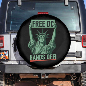 Free DC Hands Off Spare Tire Cover Statue of Liberty for Washington D.C. Rights TS02 No hole Black Print Your Wear