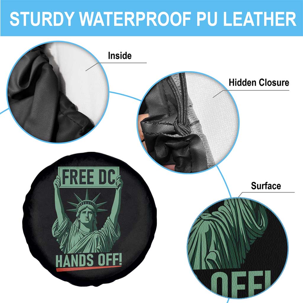 Free DC Hands Off Spare Tire Cover Statue of Liberty for Washington D.C. Rights TS02 Print Your Wear