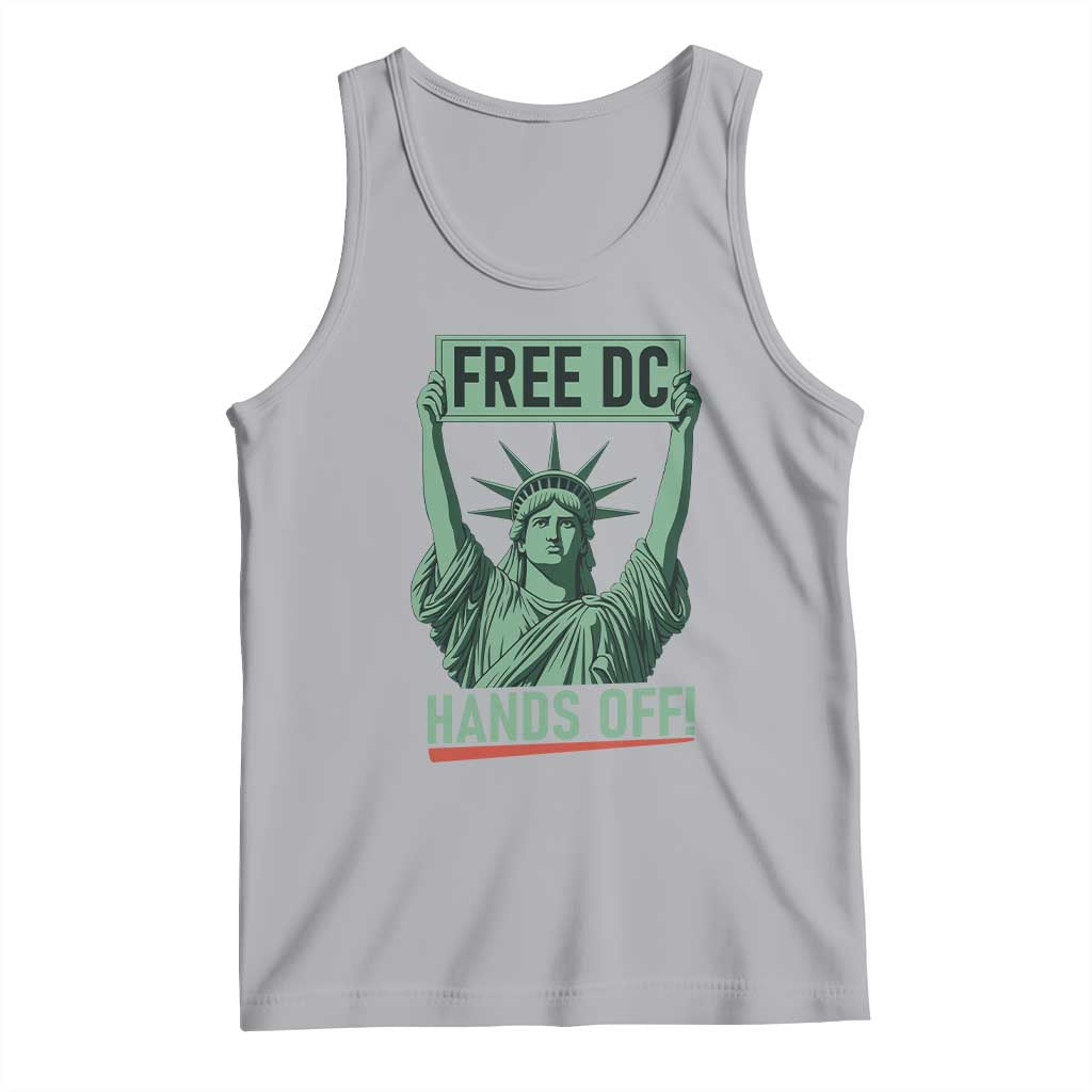 Free DC Hands Off Tank Top Statue of Liberty for Washington D.C. Rights TS02 Athletic Heather Print Your Wear