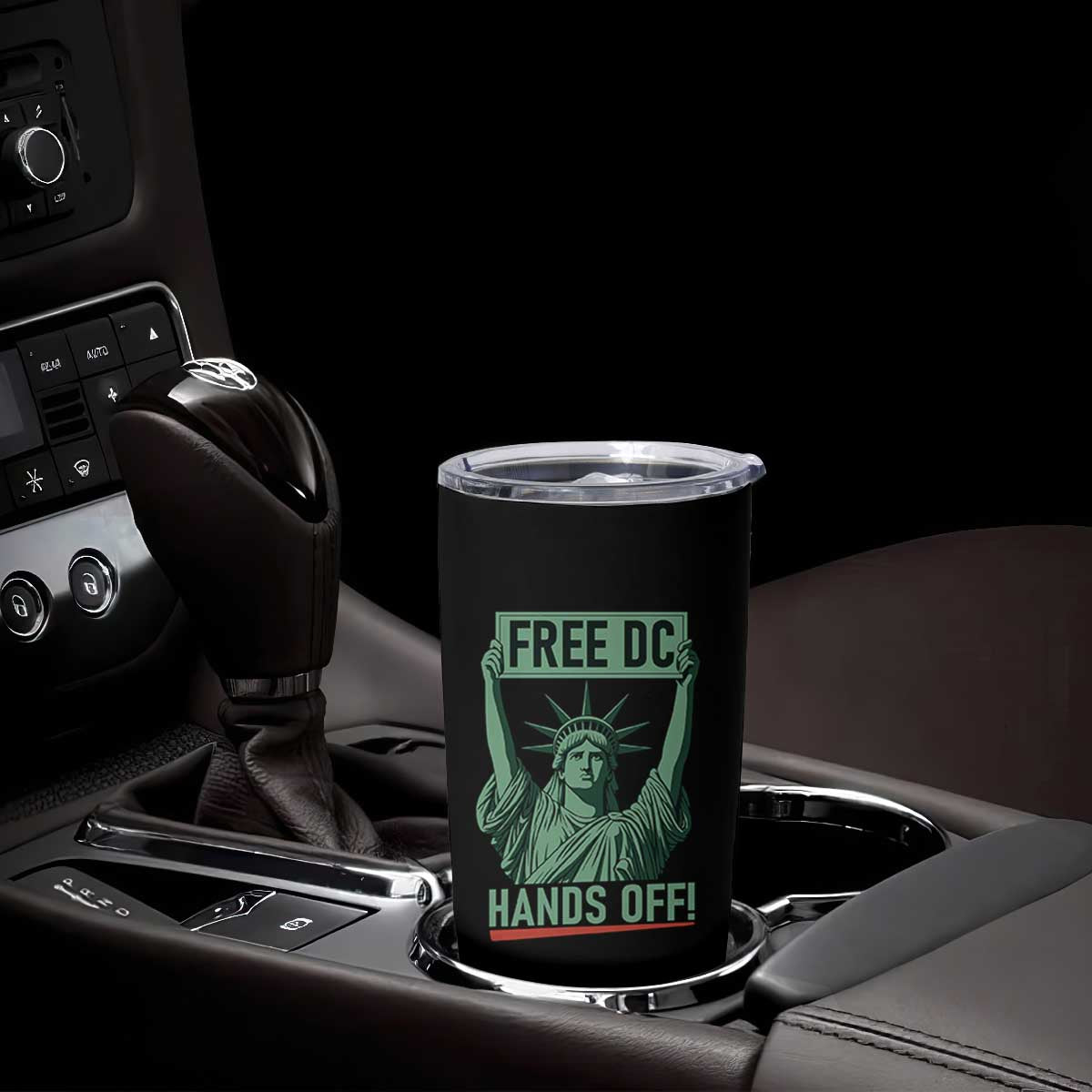 Free DC Hands Off Tumbler Cup Statue of Liberty for Washington D.C. Rights TS02 Print Your Wear
