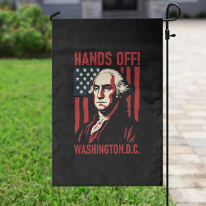 Hands Off DC Patriotic Garden Flag George Washington American Flag TS02 Print Your Wear