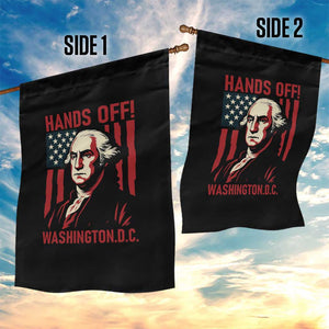 Hands Off DC Patriotic Garden Flag George Washington American Flag TS02 Print Your Wear