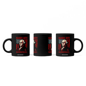 Hands Off DC Patriotic Coffee Mug George Washington American Flag TS02 Print Your Wear