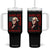 Hands Off DC Patriotic Tumbler With Handle George Washington American Flag TS02 One Size: 40 oz Black Print Your Wear