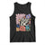 Free DC Subtle Groovy Floral Tank Top Washington D.C. Rights Retro Hippie Style TS02 Black Print Your Wear