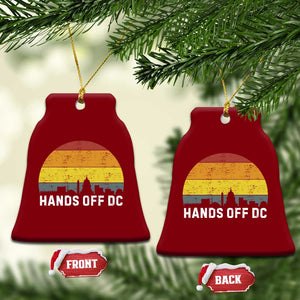 Hands Off DC Ceramic Ornament Retro Washington D.C. Skyline TS02 Print Your Wear
