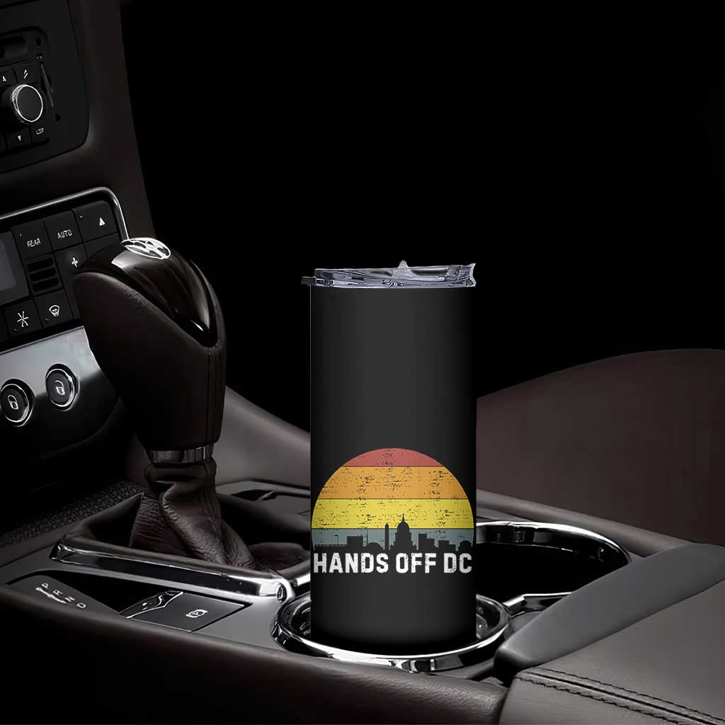 Hands Off DC Skinny Tumbler Retro Washington D.C. Skyline TS02 Print Your Wear