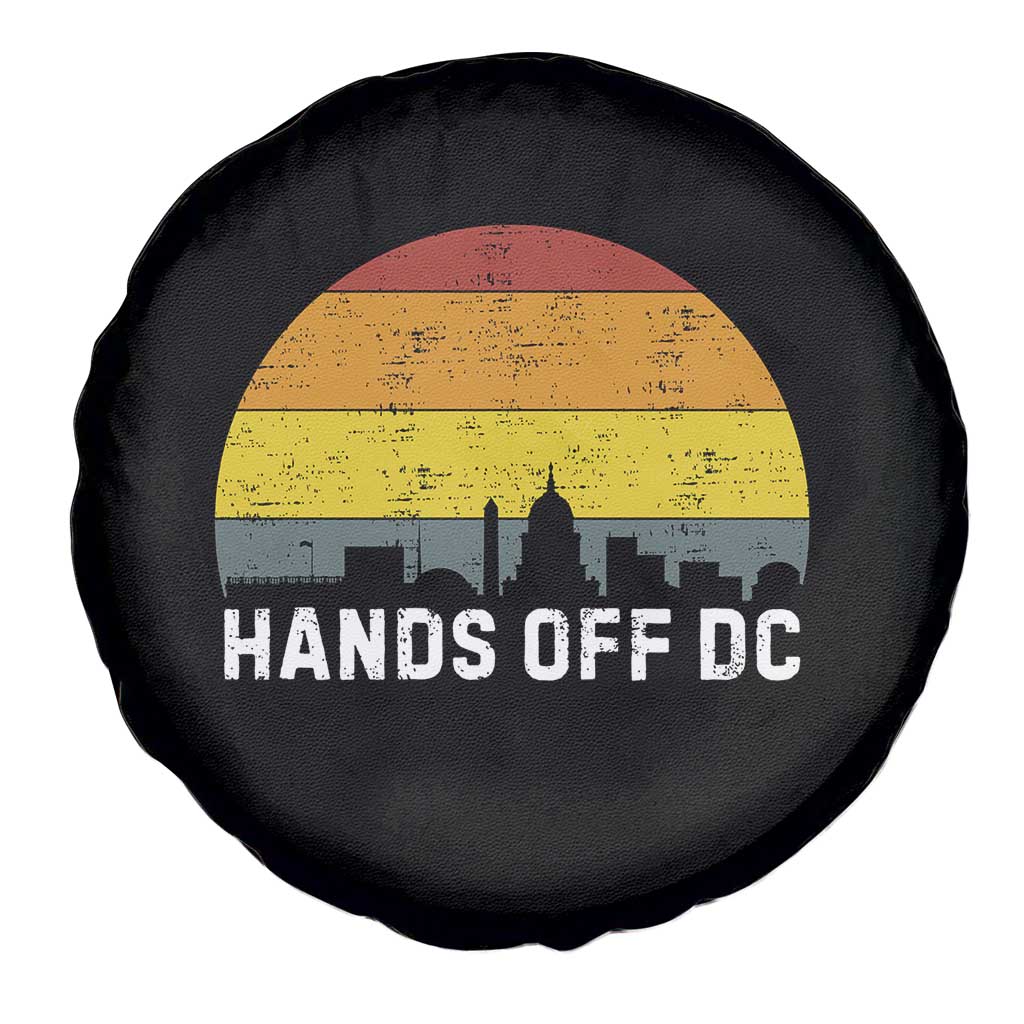Hands Off DC Spare Tire Cover Retro Washington D.C. Skyline TS02 Print Your Wear
