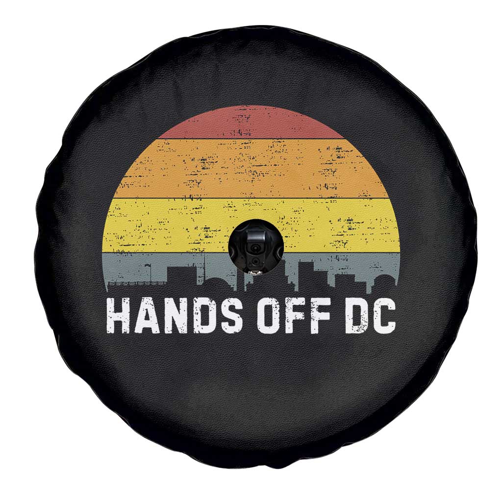 Hands Off DC Spare Tire Cover Retro Washington D.C. Skyline TS02 Print Your Wear