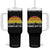 Hands Off DC Tumbler With Handle Retro Washington D.C. Skyline TS02 One Size: 40 oz Black Print Your Wear