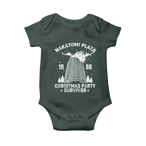 Nakatomi Plaza Baby Onesie Christmas Party 1988 Survivor TS02 Print Your Wear