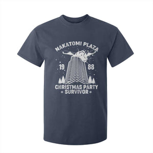 Nakatomi Plaza T Shirt For Kid Christmas Party 1988 Survivor TS02 Navy Print Your Wear