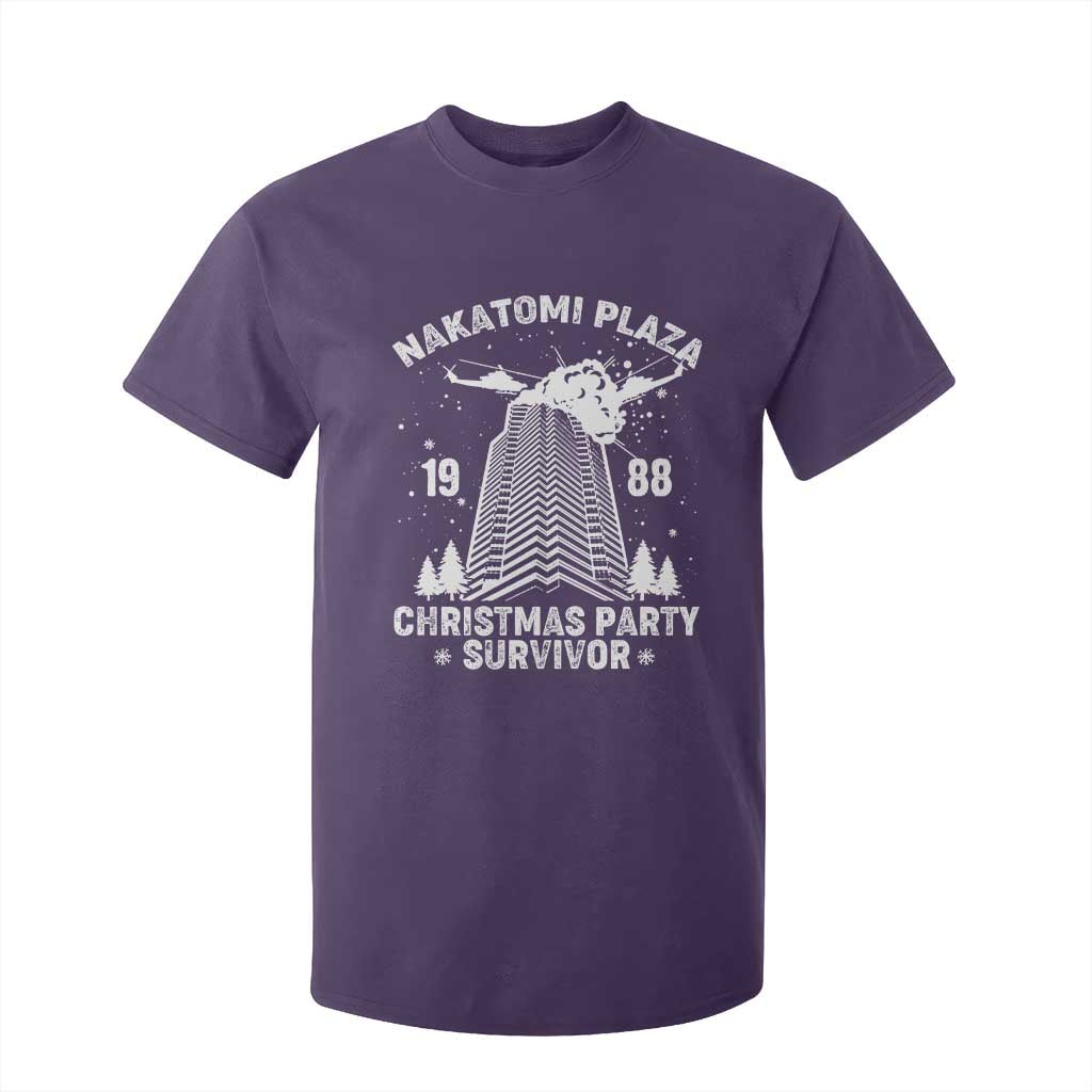 Nakatomi Plaza T Shirt For Kid Christmas Party 1988 Survivor TS02 Purple Print Your Wear