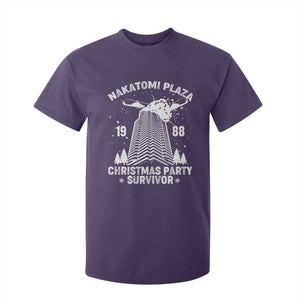 Nakatomi Plaza T Shirt For Kid Christmas Party 1988 Survivor TS02 Purple Print Your Wear