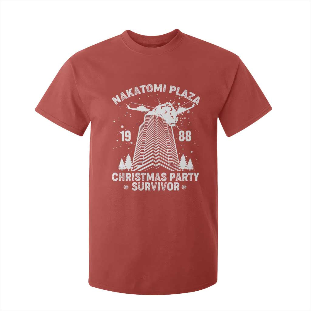 Nakatomi Plaza T Shirt For Kid Christmas Party 1988 Survivor TS02 Red Print Your Wear