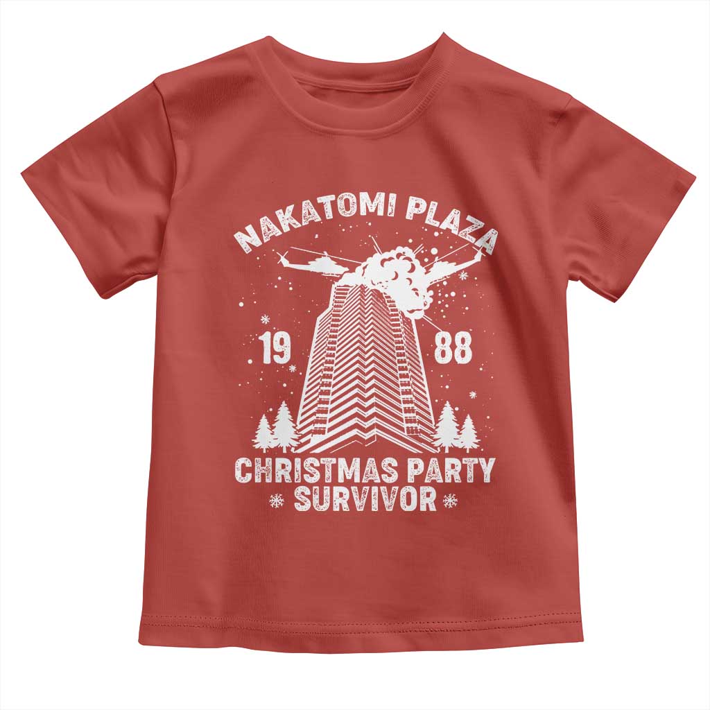 Nakatomi Plaza Toddler T Shirt Christmas Party 1988 Survivor TS02 Red Print Your Wear