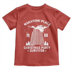 Nakatomi Plaza Toddler T Shirt Christmas Party 1988 Survivor TS02 Red Print Your Wear