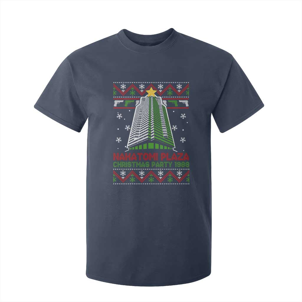 Nakatomi Plaza T Shirt For Kid Christmas Party 1988 TS02 Navy Print Your Wear