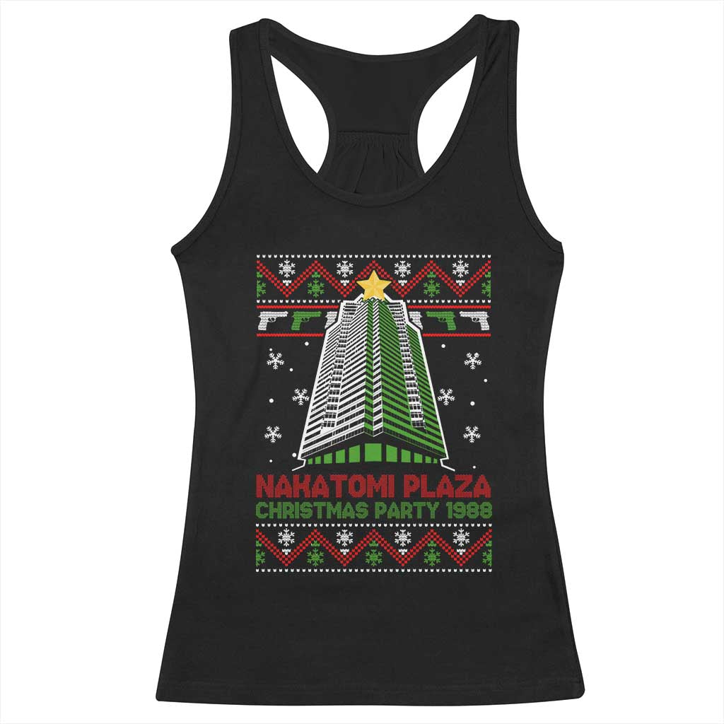 Nakatomi Plaza Racerback Tank Top Christmas Party 1988 TS02 Black Print Your Wear