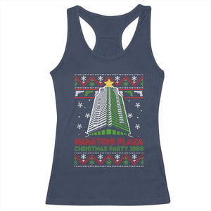 Nakatomi Plaza Racerback Tank Top Christmas Party 1988 TS02 Navy Print Your Wear