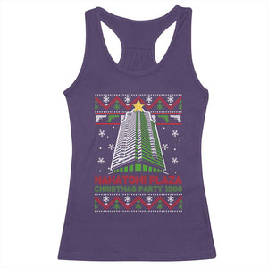 Nakatomi Plaza Racerback Tank Top Christmas Party 1988 TS02 Purple Print Your Wear