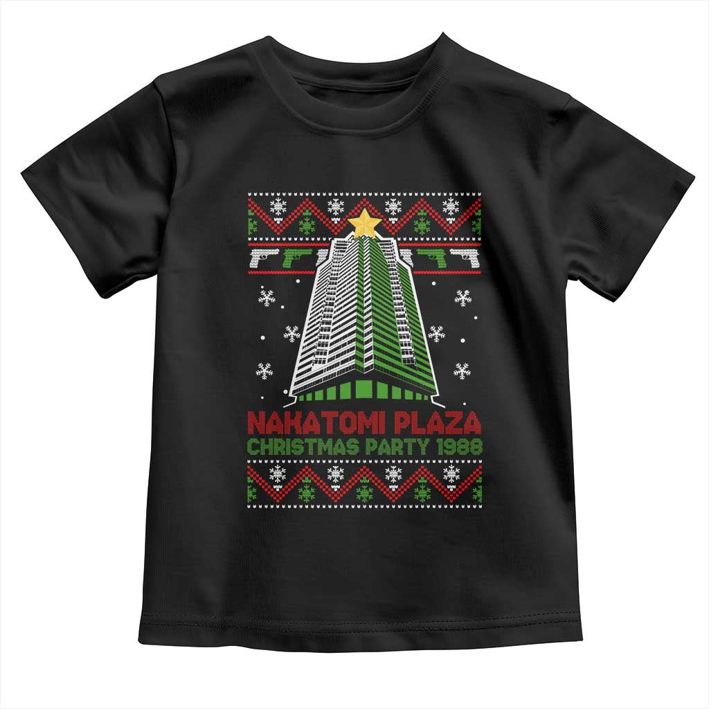 Nakatomi Plaza Toddler T Shirt Christmas Party 1988 TS02 Black Print Your Wear