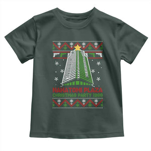 Nakatomi Plaza Toddler T Shirt Christmas Party 1988 TS02 Dark Forest Green Print Your Wear