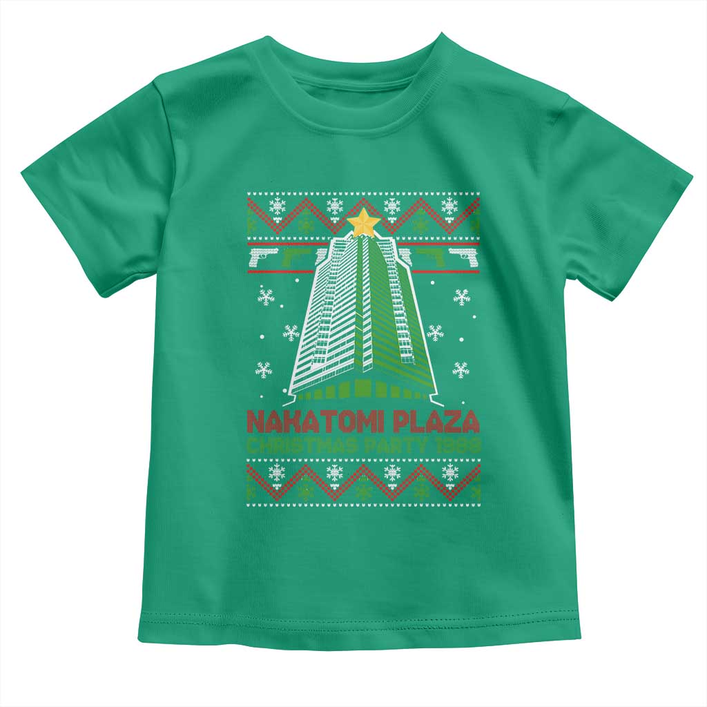 Nakatomi Plaza Toddler T Shirt Christmas Party 1988 TS02 Irish Green Print Your Wear