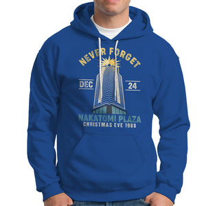 Nakatomi Plaza Hoodie Never Forget December 24 Christmas Eve 1988 TS02 Royal Blue Printyourwear