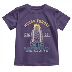 Nakatomi Plaza Toddler T Shirt Never Forget December 24 Christmas Eve 1988 TS02 Purple Print Your Wear