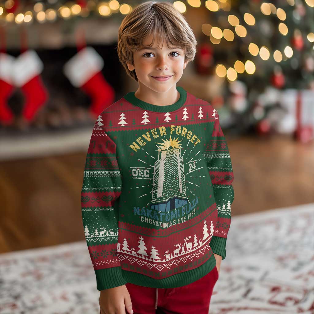 Funny Nakatomi Plaza Ugly Christmas Sweater Never Forget December 24 Xmas Eve 1988 TS02 Christmas Print Your Wear