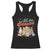 Christmas Cookies Racerback Tank Top Tis The Season Xmas Tree Cakes Gingerbread Man Retro Groovy TS02 Black Print Your Wear