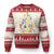 In My Holly Jolly Teacher Era Xmas Groovy Christmas Tree Ugly Christmas Sweater TS02 Red Print Your Wear