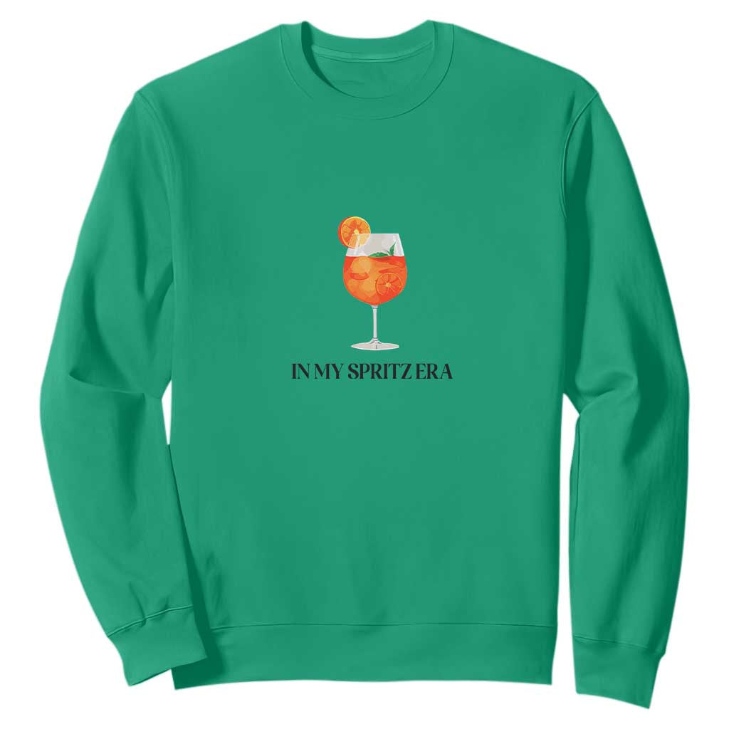 Aperol Spritz Lover Sweatshirt In My Spritz Era Holy TS02 Irish Green Print Your Wear