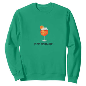 Aperol Spritz Lover Sweatshirt In My Spritz Era Holy TS02 Irish Green Print Your Wear