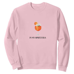 Aperol Spritz Lover Sweatshirt In My Spritz Era Holy TS02 Light Pink Print Your Wear