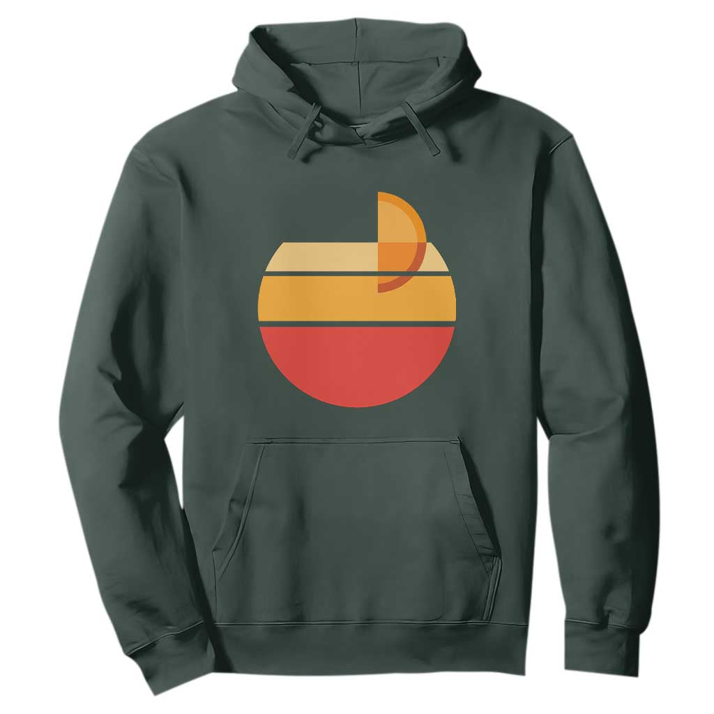 Aperol Spritz Hoodie Sprizz Summer Cocktail Lover Retro Sunset TS02 Dark Forest Green Print Your Wear