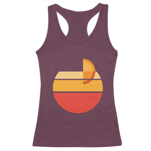 Aperol Spritz Racerback Tank Top Sprizz Summer Cocktail Lover Retro Sunset TS02 Maroon Print Your Wear