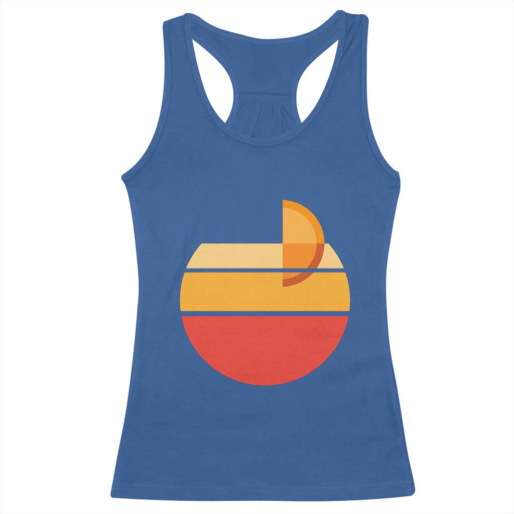 Aperol Spritz Racerback Tank Top Sprizz Summer Cocktail Lover Retro Sunset TS02 Royal Blue Print Your Wear