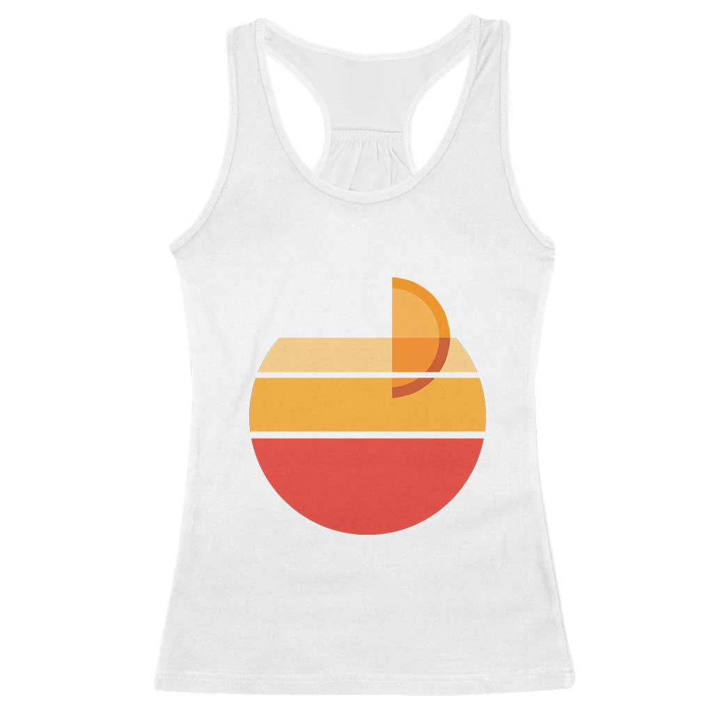 Aperol Spritz Racerback Tank Top Sprizz Summer Cocktail Lover Retro Sunset TS02 White Print Your Wear