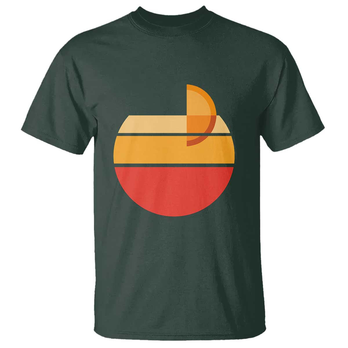 Aperol Spritz T Shirt Sprizz Summer Cocktail Lover Retro Sunset TS02 Dark Forest Green Print Your Wear