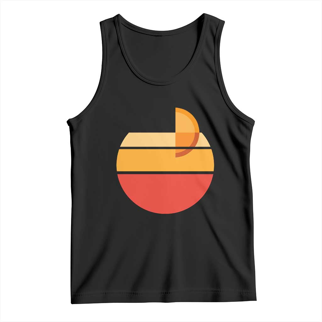 Aperol Spritz Tank Top Sprizz Summer Cocktail Lover Retro Sunset TS02 Black Print Your Wear