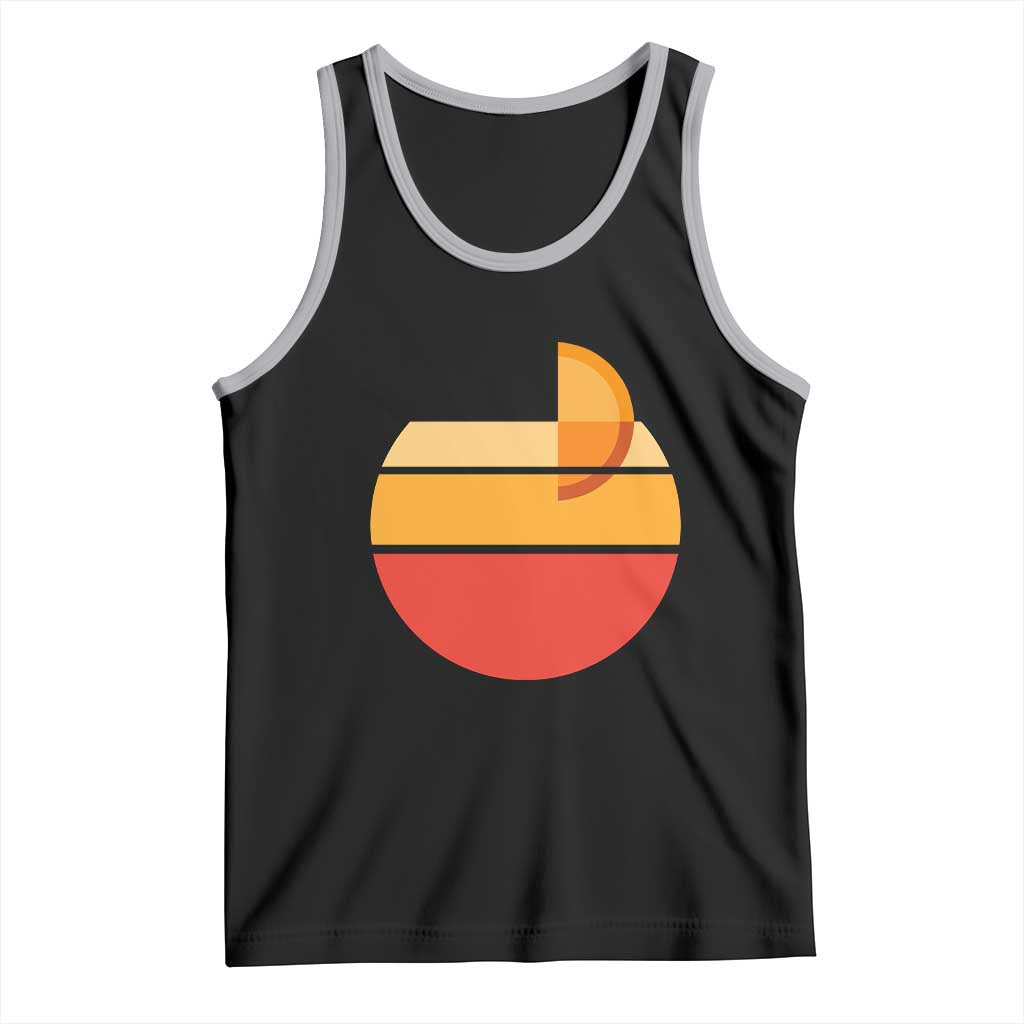 Aperol Spritz Tank Top Sprizz Summer Cocktail Lover Retro Sunset TS02 Black Athletic Heather Print Your Wear