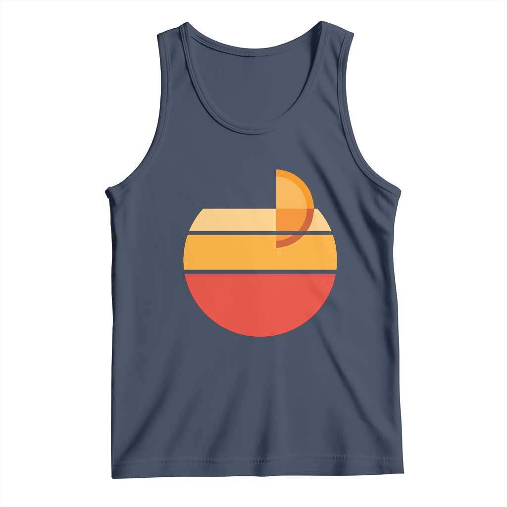 Aperol Spritz Tank Top Sprizz Summer Cocktail Lover Retro Sunset TS02 Navy Print Your Wear