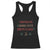 Funny Spanish Christmas Racerback Tank Top Mamacita Donde Esta Santa Claus Mexican Hottie TS02 Black Print Your Wear