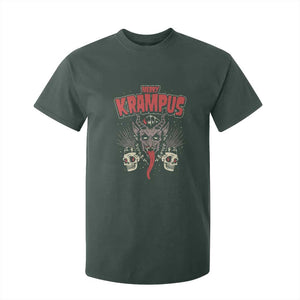Merry Krampus Christmas T Shirt For Kid Naughty Xmas Psychobilly Horror TS02 Dark Forest Green Print Your Wear