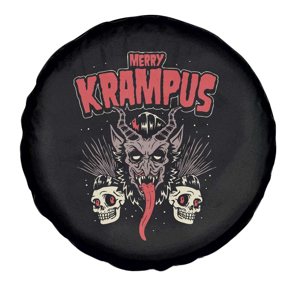 Merry Krampus Christmas Spare Tire Cover Naughty Xmas Psychobilly Horror TS02 Print Your Wear