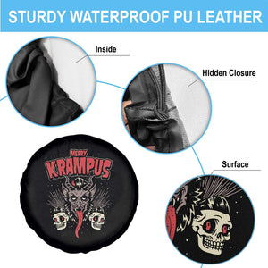 Merry Krampus Christmas Spare Tire Cover Naughty Xmas Psychobilly Horror TS02 Print Your Wear