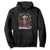 Dancing Skeleton Christmas Hoodie Snowy Xmas Night Santa TS02 Black Print Your Wear